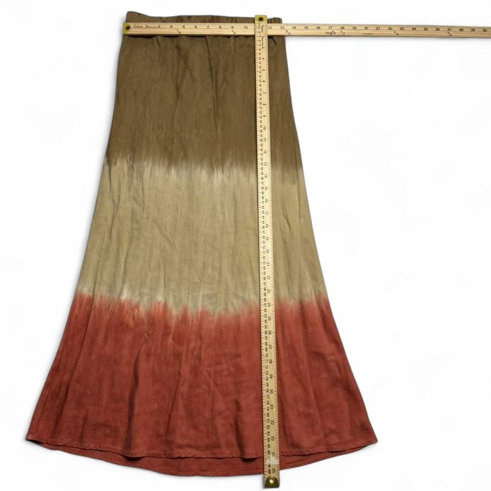 Cloth & Stone Anthropologie Maxi Skirt Women size XS Tie Dye earthy ombré design - Picture 4 of 5